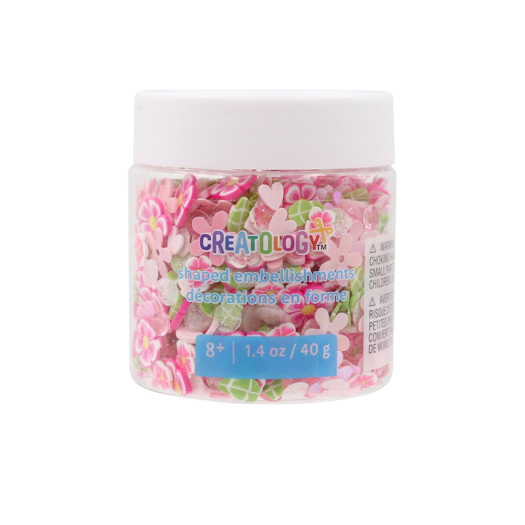 Flower Party Shaped Clay Embellishments by Creatology™
